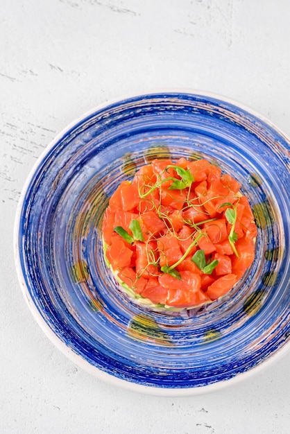 Salmon tartare