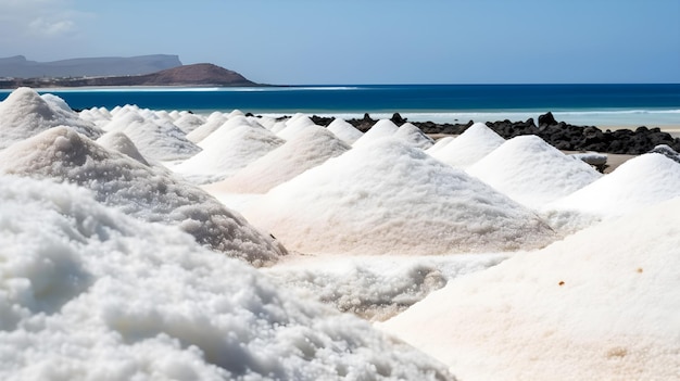 Salt is a natural ingredient in the mediterranean sea.