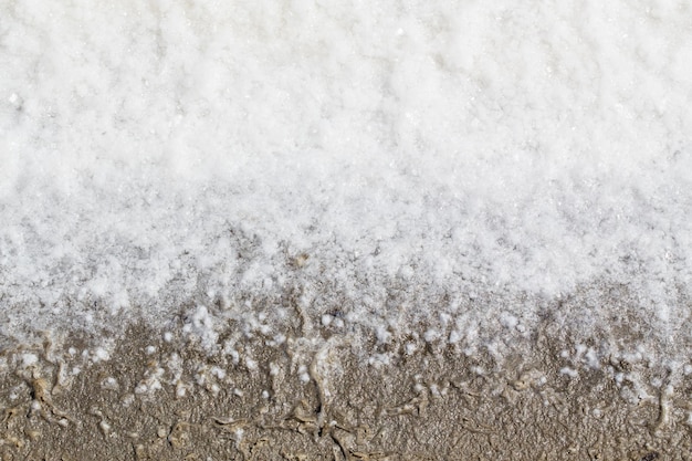 Salt piles in the Saline from Samutsakorn Thailand