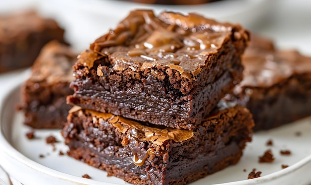 Photo salted caramel brownies