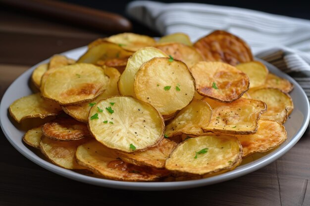 Salty crispy and delicious the perfect way to enjoy potatoes chips