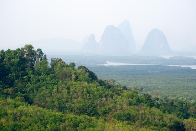 Samet Nangshe View Point Phang Nga puket Thailand