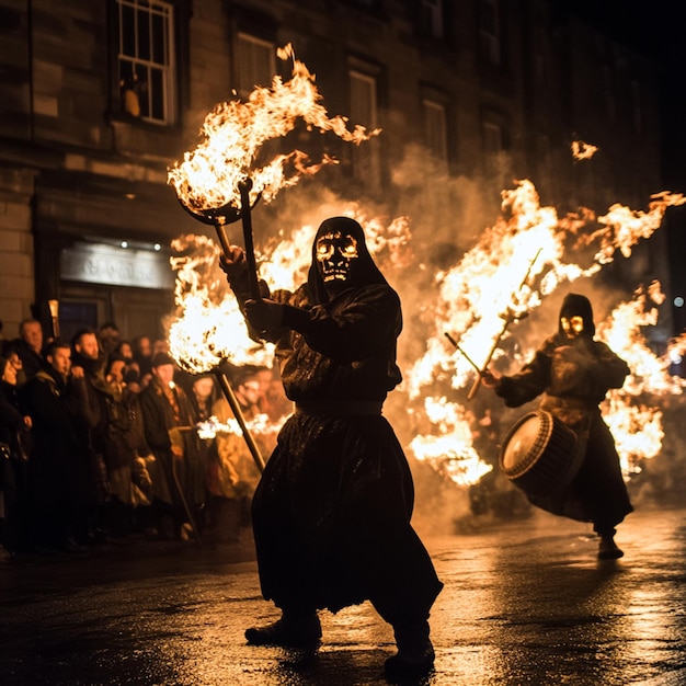 Photo samhuinn fire festival edinburgh 2024