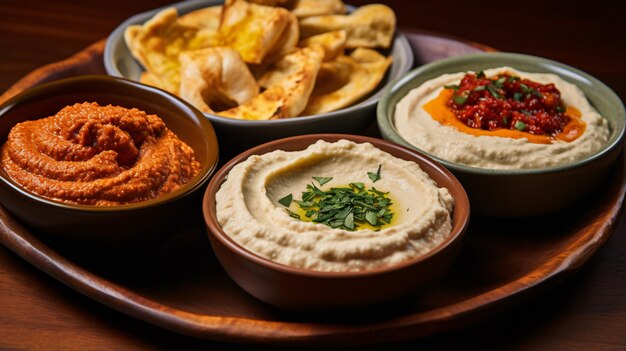 Samosa with sweet and hearty dips