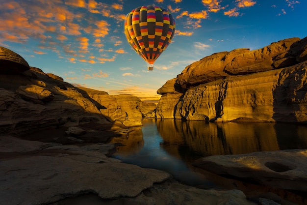 Sampanbok Ubon Ratchathani Grand Canyon in Thailand 3000 Boke nature of rock is unseen in Thailand