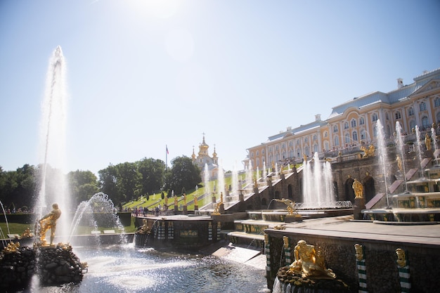 Samson Fountain in Peterhof Peterhof Palace and Park Ensemble July 2022