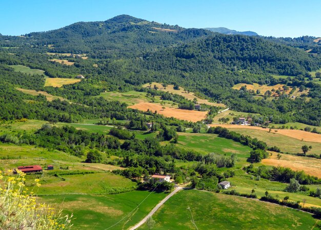 San Leo Countryside view from the Fortress