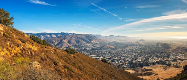 San Luis Obispo viewed from the Cerro Peak