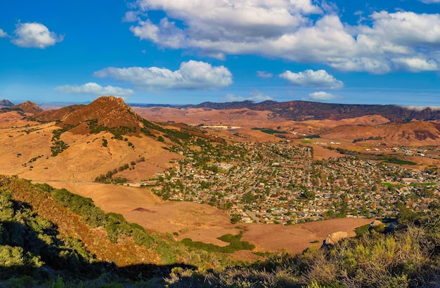 San luis obispo viewed from the cerro peak