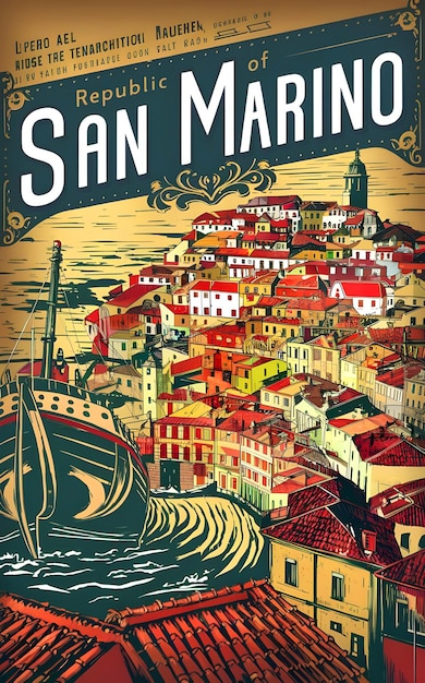 Photo san marino poster design