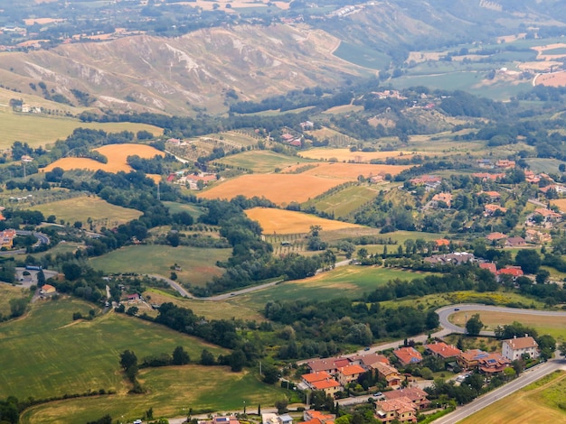 San Marino View of the village