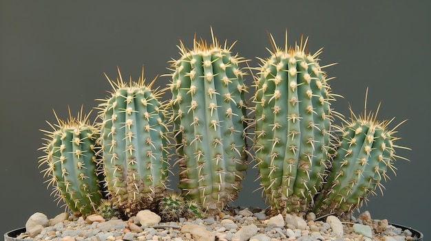 San Pedro Cacti with Growths Ready for Harvest Green and Brown