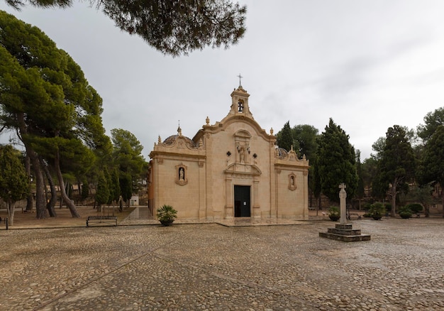 Sanctuary of Our Lady of Grace in the town of Biar province of Alicante Valencian Autonomous Community Spain