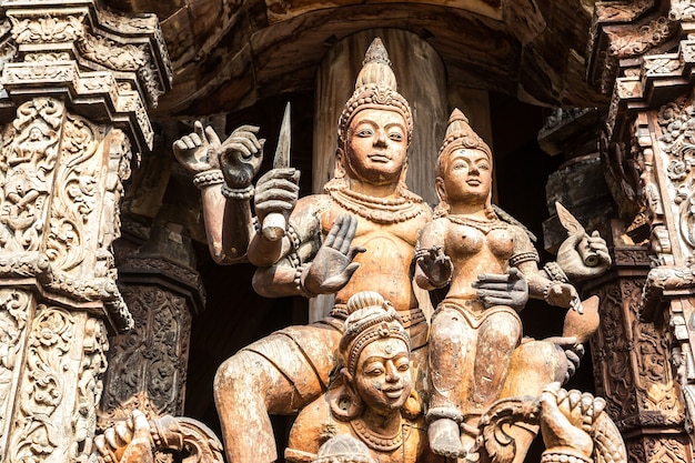 Sanctuary of Truth in Pattaya in Thailand