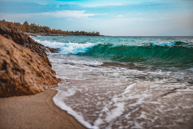 Sand beach in Greece