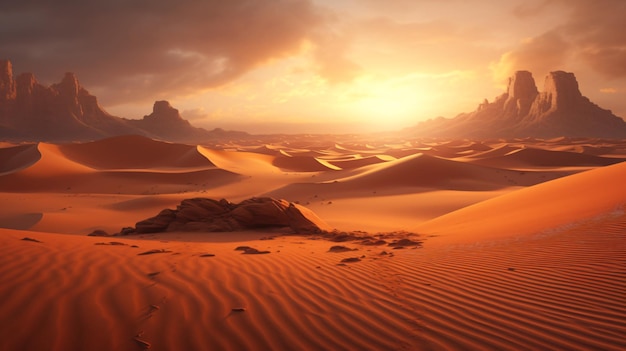 Sand in the desert