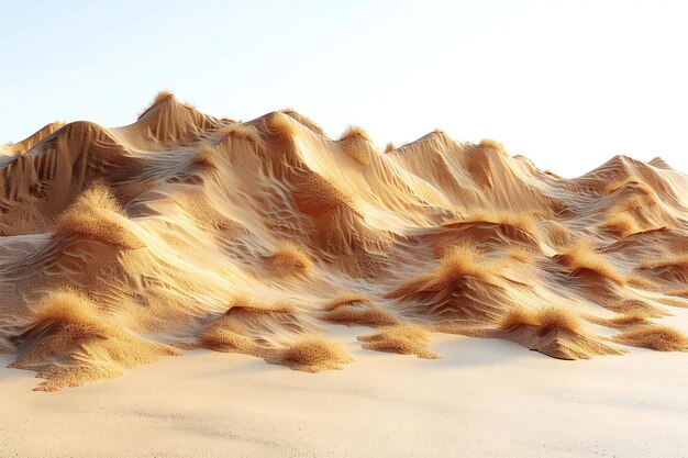 Photo a sand dune with a desert like background