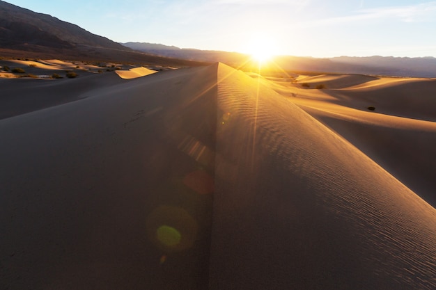 Sand dunes in Death Valley National Park, California, USA