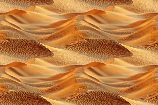 Photo sand dunes in the desert seamless background