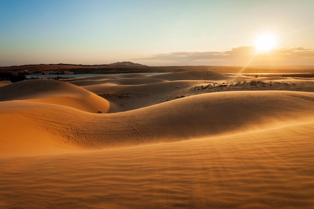 Sand dunes in Mui Ne