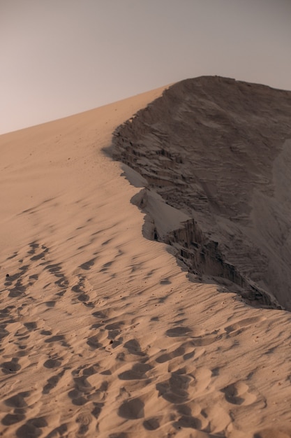 Sand mountain high ridge natural desert drought