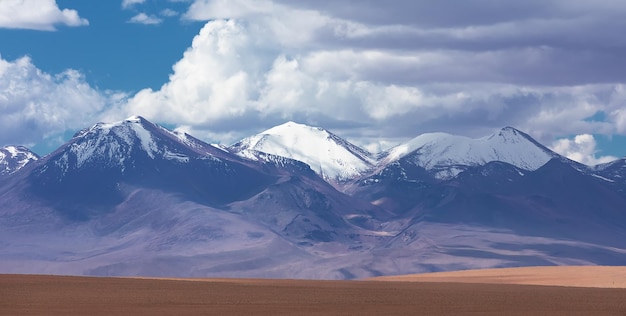 Sand and Volcanos Andes Bolivia South America