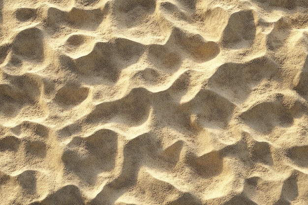 sand with a pattern of small waves and a small wave