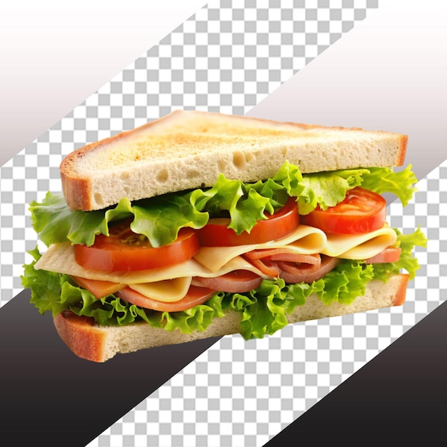 sandwich on transparent background