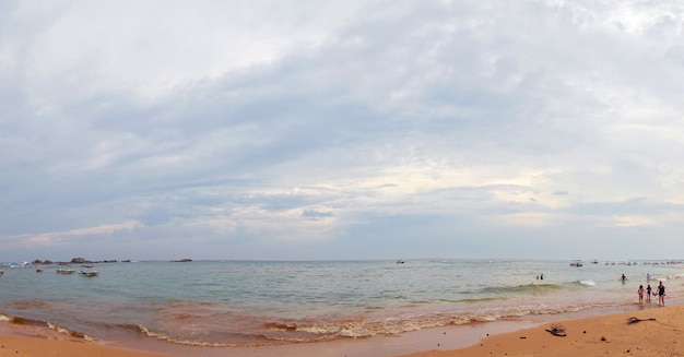 Sandy beach of the Indian Ocean