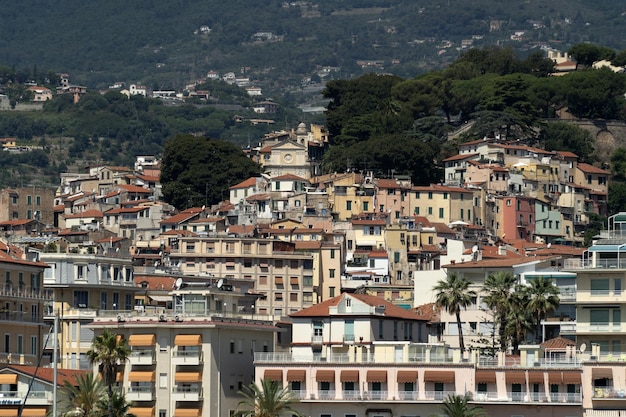 Sanremo view from the sea