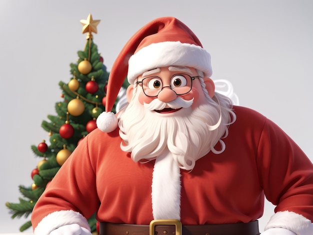 Santa claus cartoon character