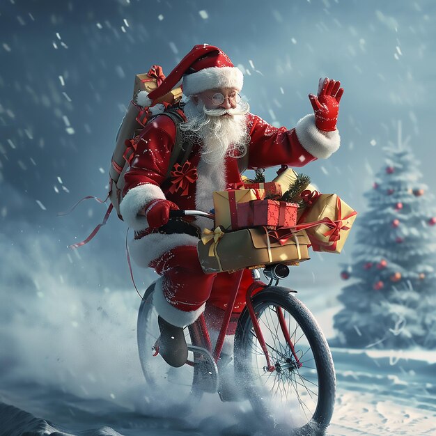 Santa Claus Christmas Background