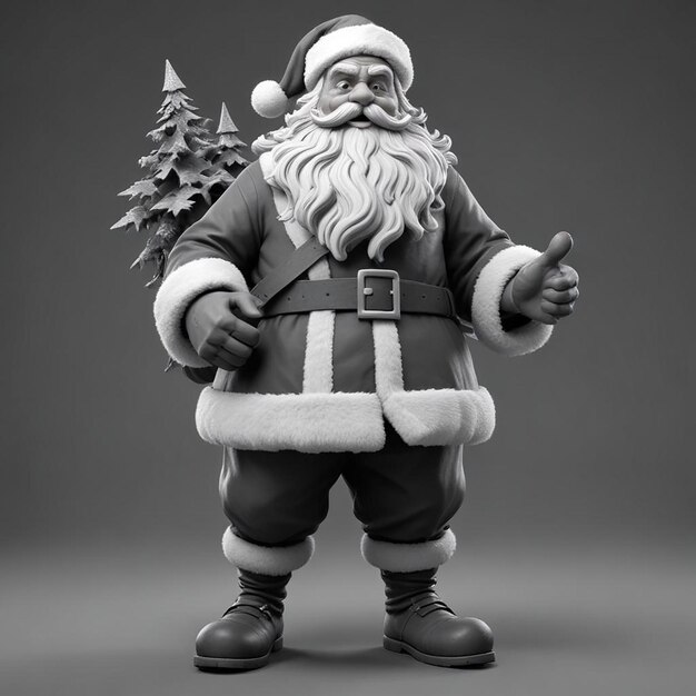 Photo santa claus christmas desing