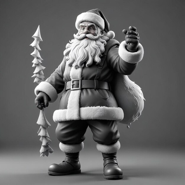 Photo santa claus christmas desing