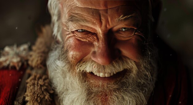 Photo santa claus closeup