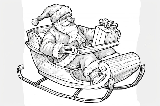 Photo santa_claus_coloring