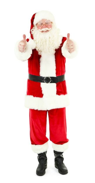 Santa Claus isolated on white background