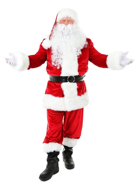 Santa Claus isolated on white background