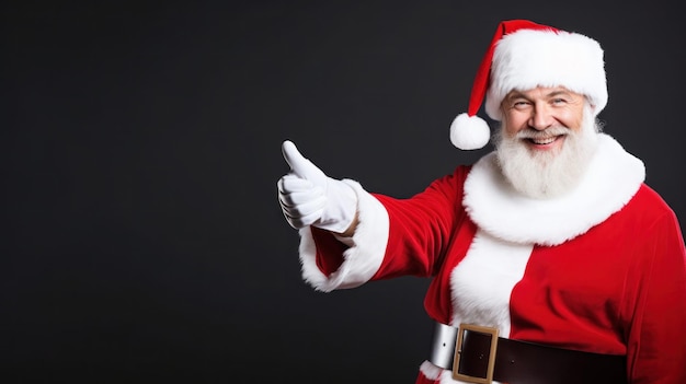 Santa Claus promotional banner