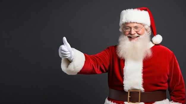 Santa Claus promotional banner