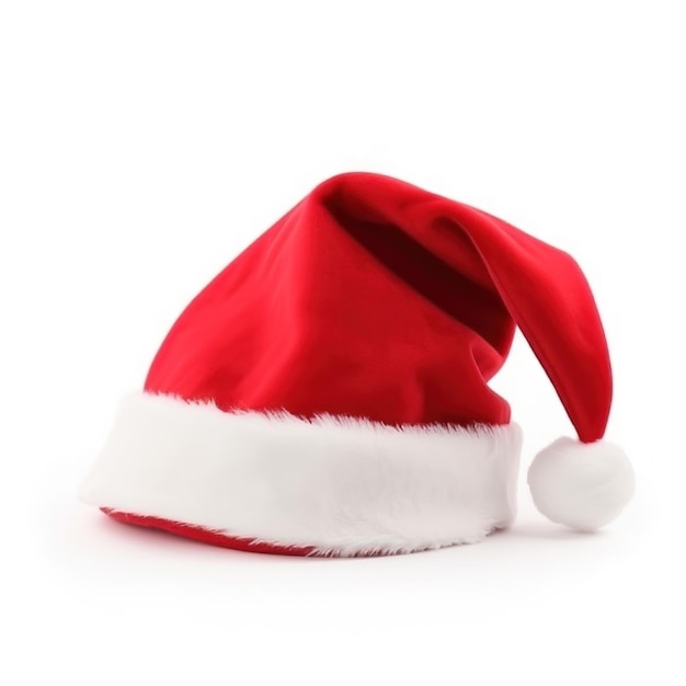 Santa Claus Red Hat Isolated Illustration AI GenerativexA