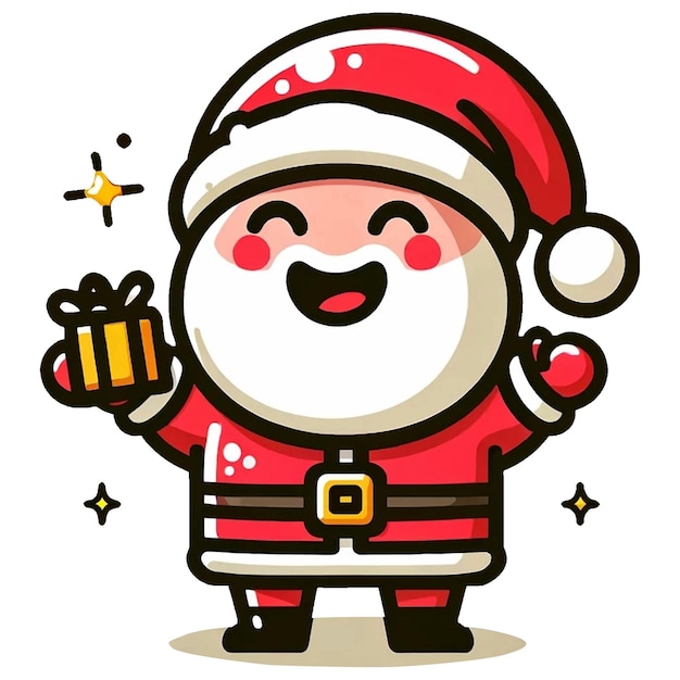 Santa Claus Smiling Christmas HighQuality JPG This design is good for commercial use