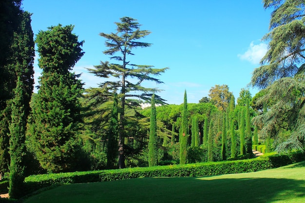 Santa Clotilde Gardens in Lloret de Mar Catalonia Spain