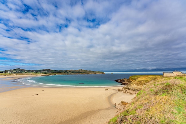 Santa Comba beach Undeveloped landscape in Ferrol Northern Spain