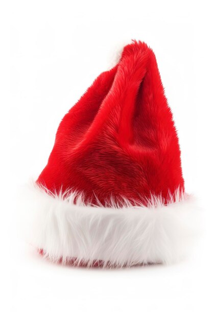 Santa hat isolated on white background generate ai