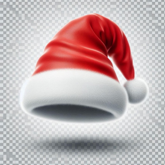 Photo a santa hat that is red and white