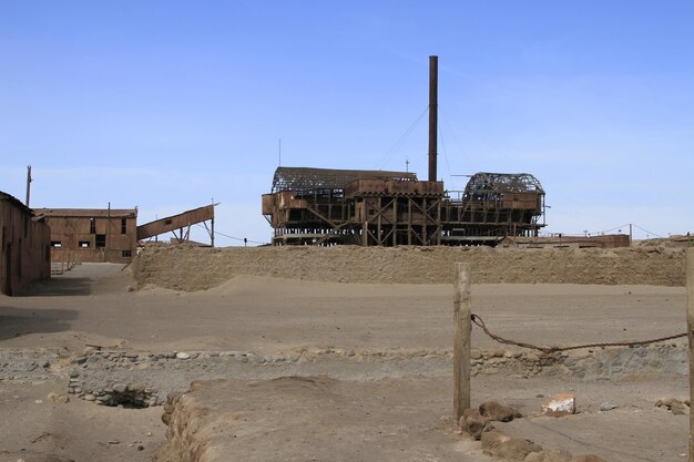 Santa Laura Humberstone saltpetre processing plant Iquique Chile