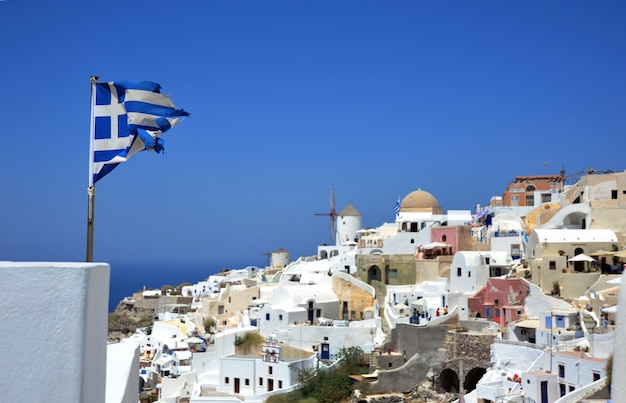 Santorini island in Greece