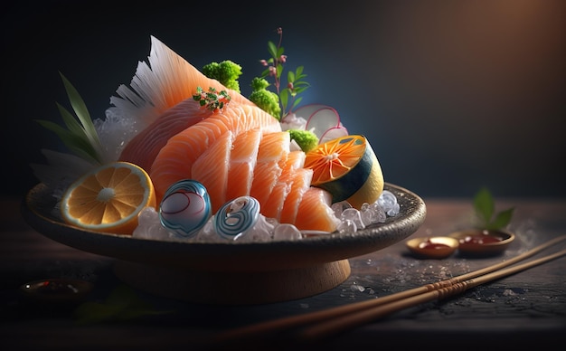 sashimi japanese food photo