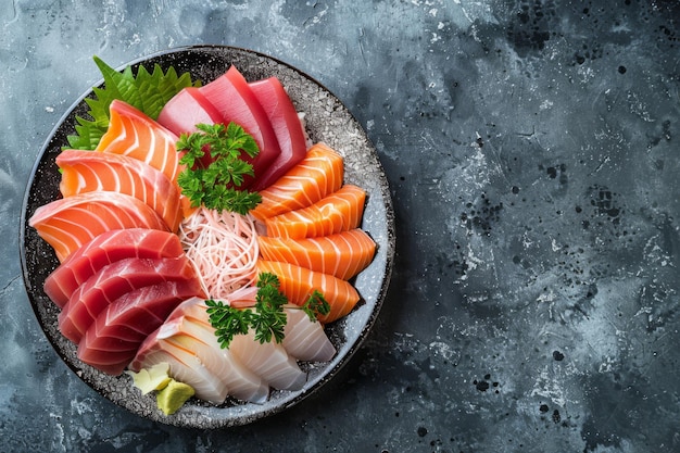 Photo sashimi platter a culinary delight